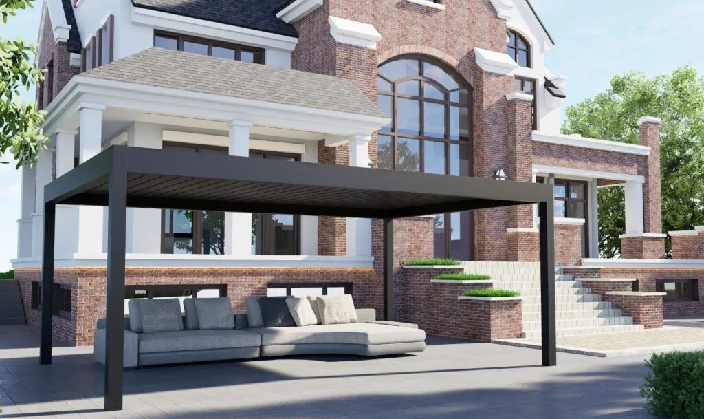 Compact 2x3m Balcony Pergola