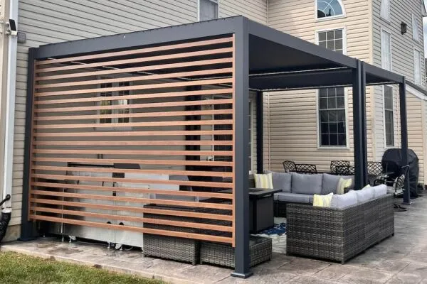 4x6m Freestanding Manual Pergola