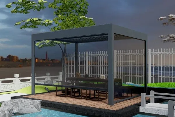 4x6m Freestanding Manual Pergola
