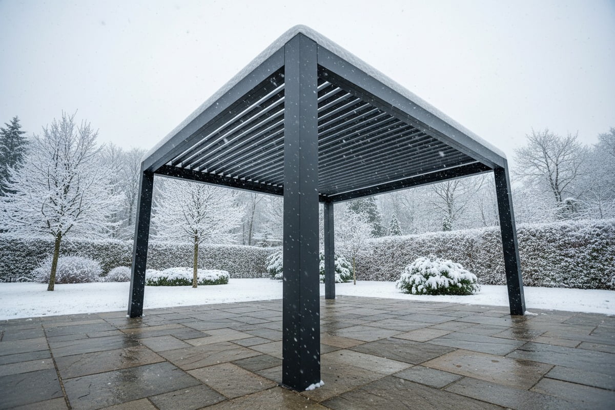 Wind load and snow capacity certifications for structural safety of aluminum pergolas (ID#3)