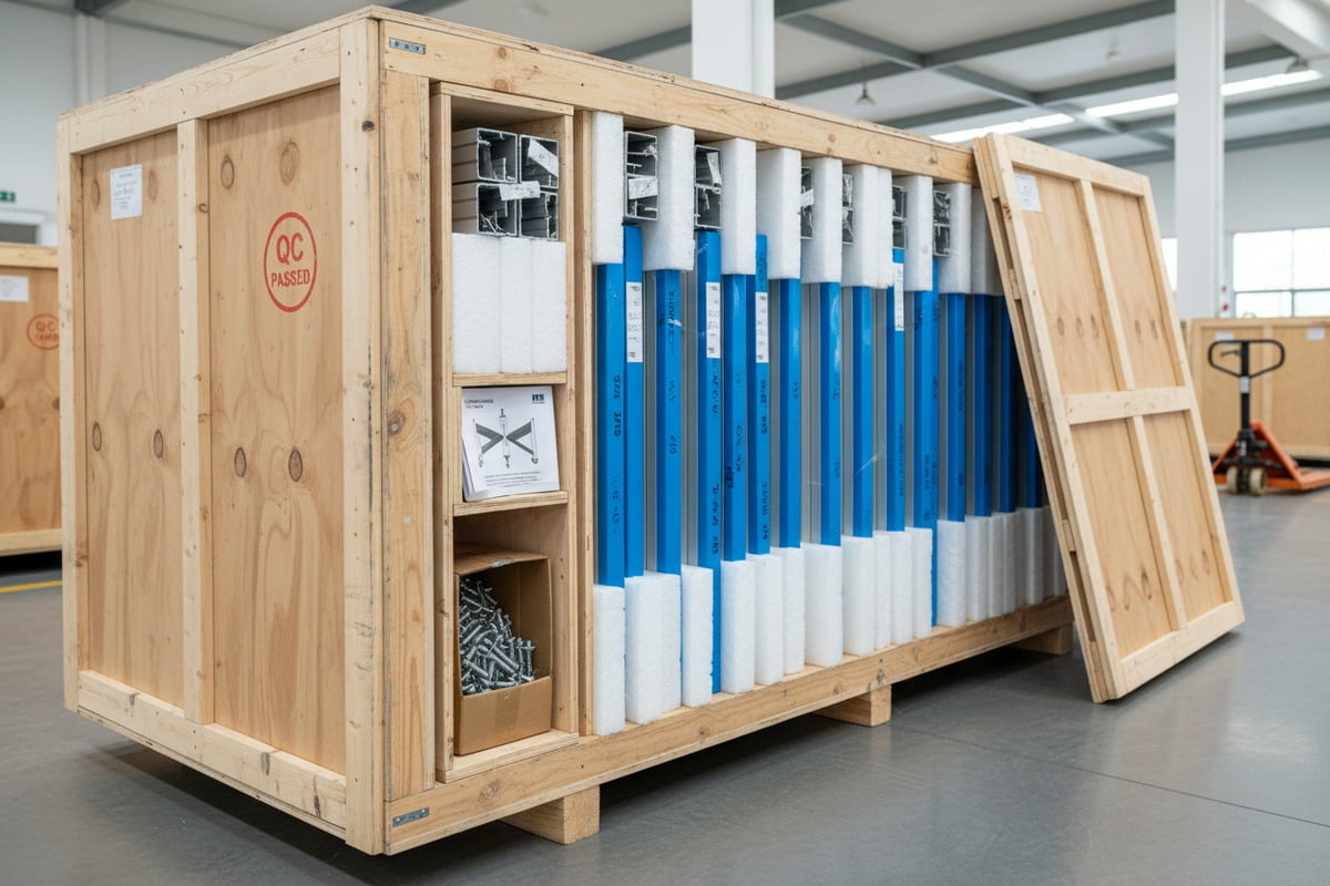 Secure packaging and hardware checklists to prevent shipping damage for pergola components (ID#4)