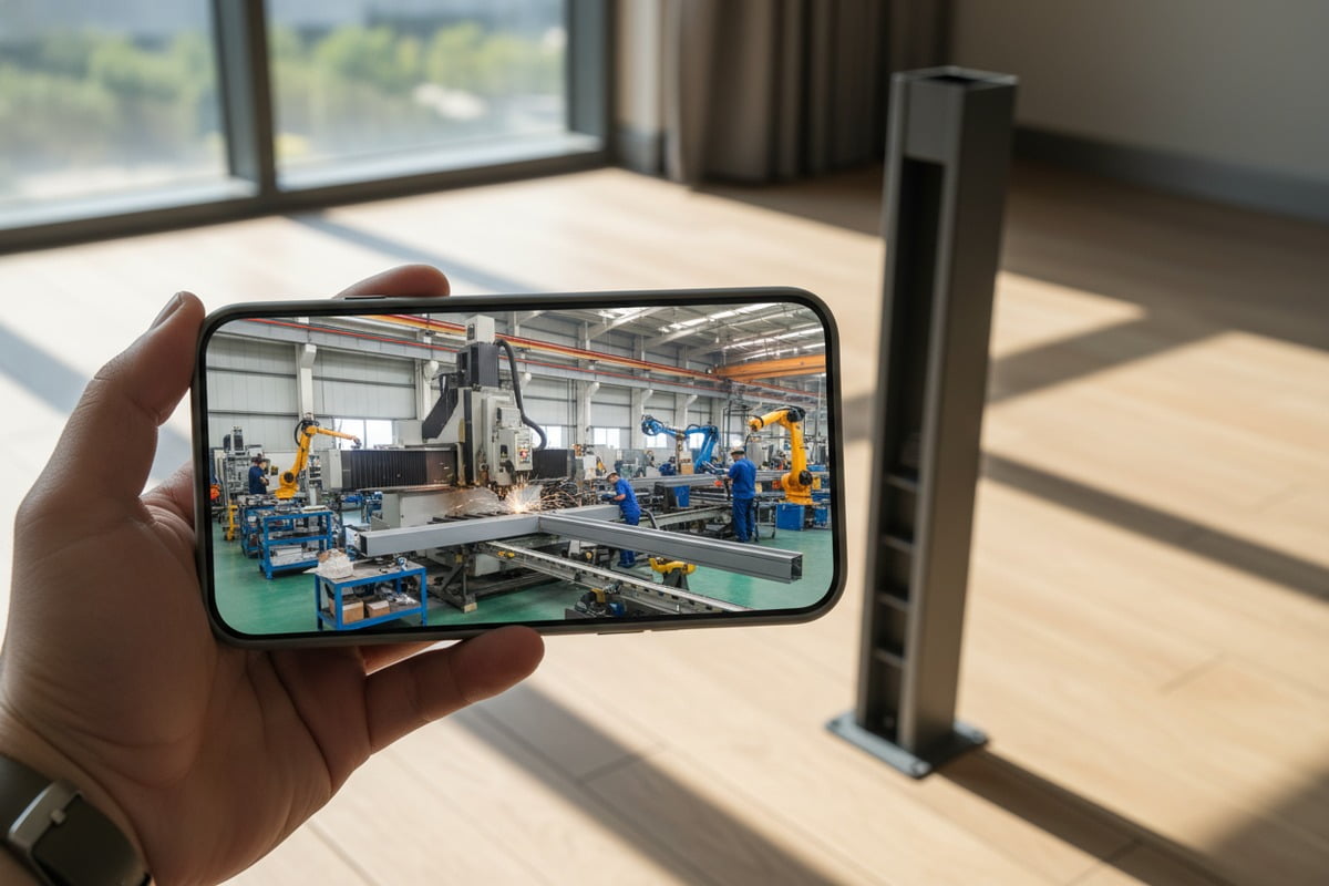 Verifying Factory Ownership Verifying aluminum pergola factory ownership through business licenses and live video production tours (ID#2)
