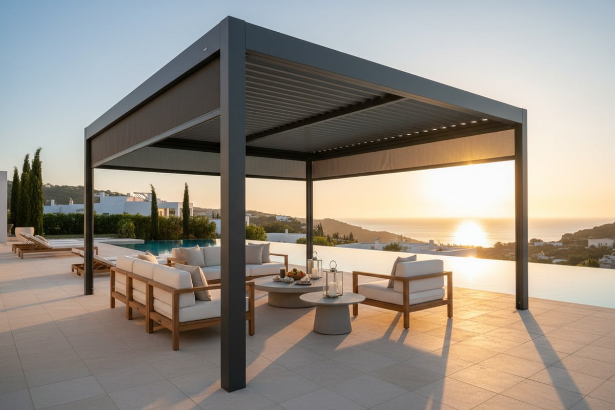 Saving money on aluminum pergola logistics by choosing FOB over CIF for full containers (ID#4)