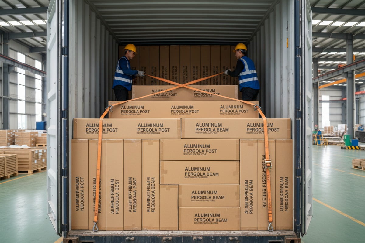 Calculating total landed cost for aluminum pergola projects including freight, duties, and delivery (ID#5)
