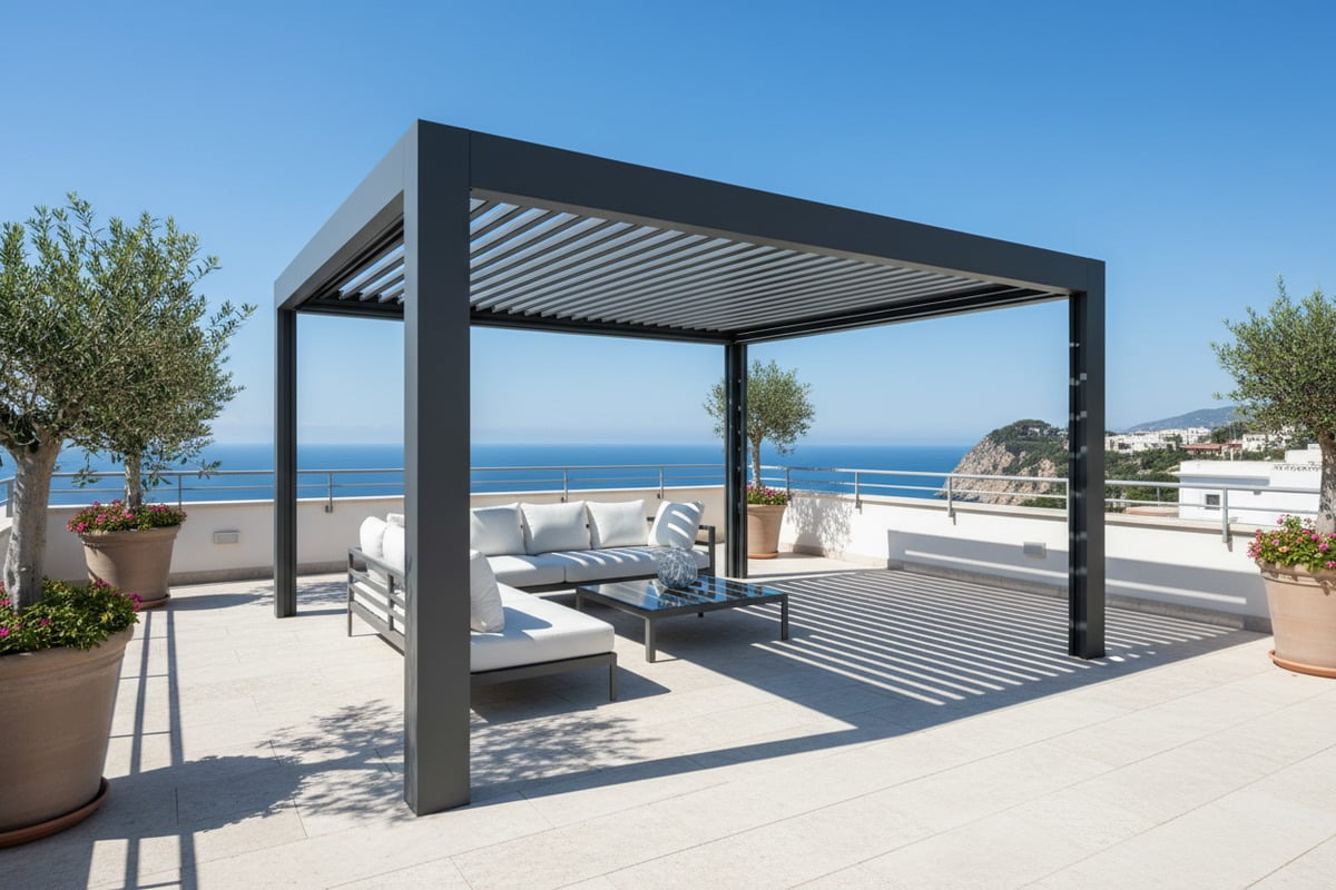 Aluminum alloy grades and wall thickness standards for sourcing high-quality European pergolas (ID#1)