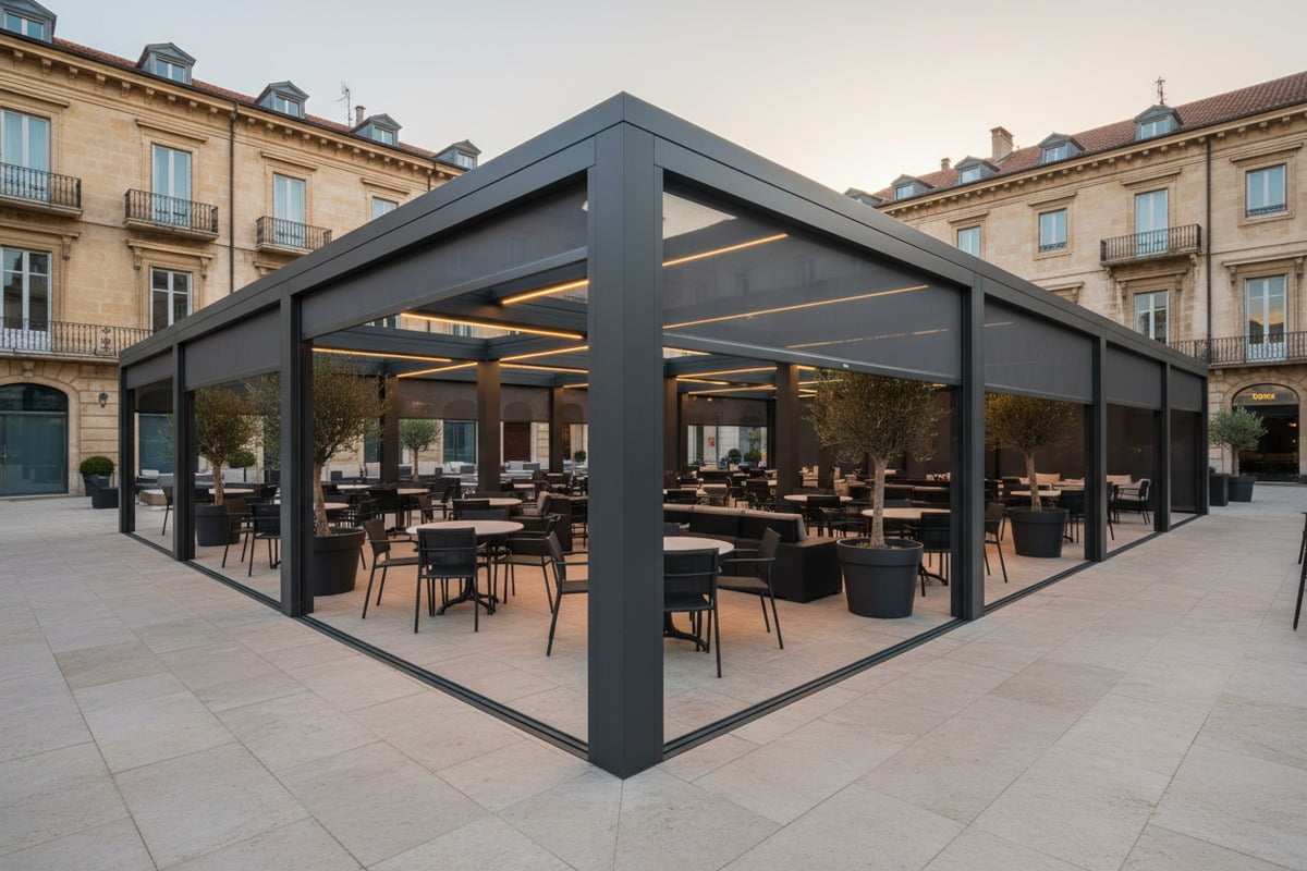Long-term durability and low maintenance costs of Qualicoat-certified aluminum pergola structures (ID#5)
