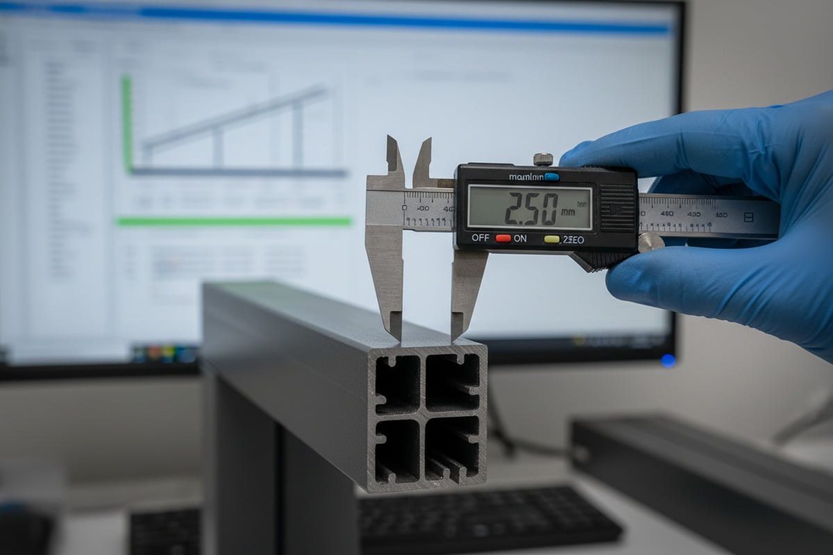 Confirming aluminum wall thickness and alloy grade for snow load via structural reports (ID#2)