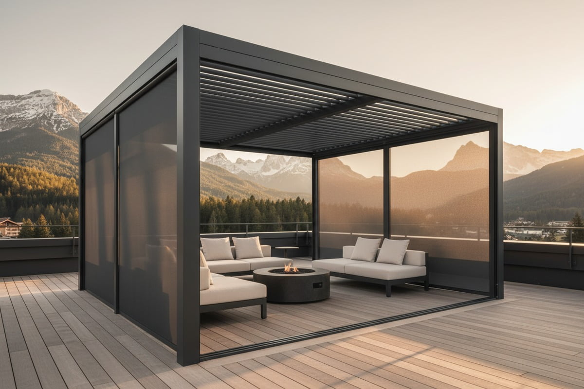 Impact of customization and order volume on final landed price for aluminum pergolas (ID#5)