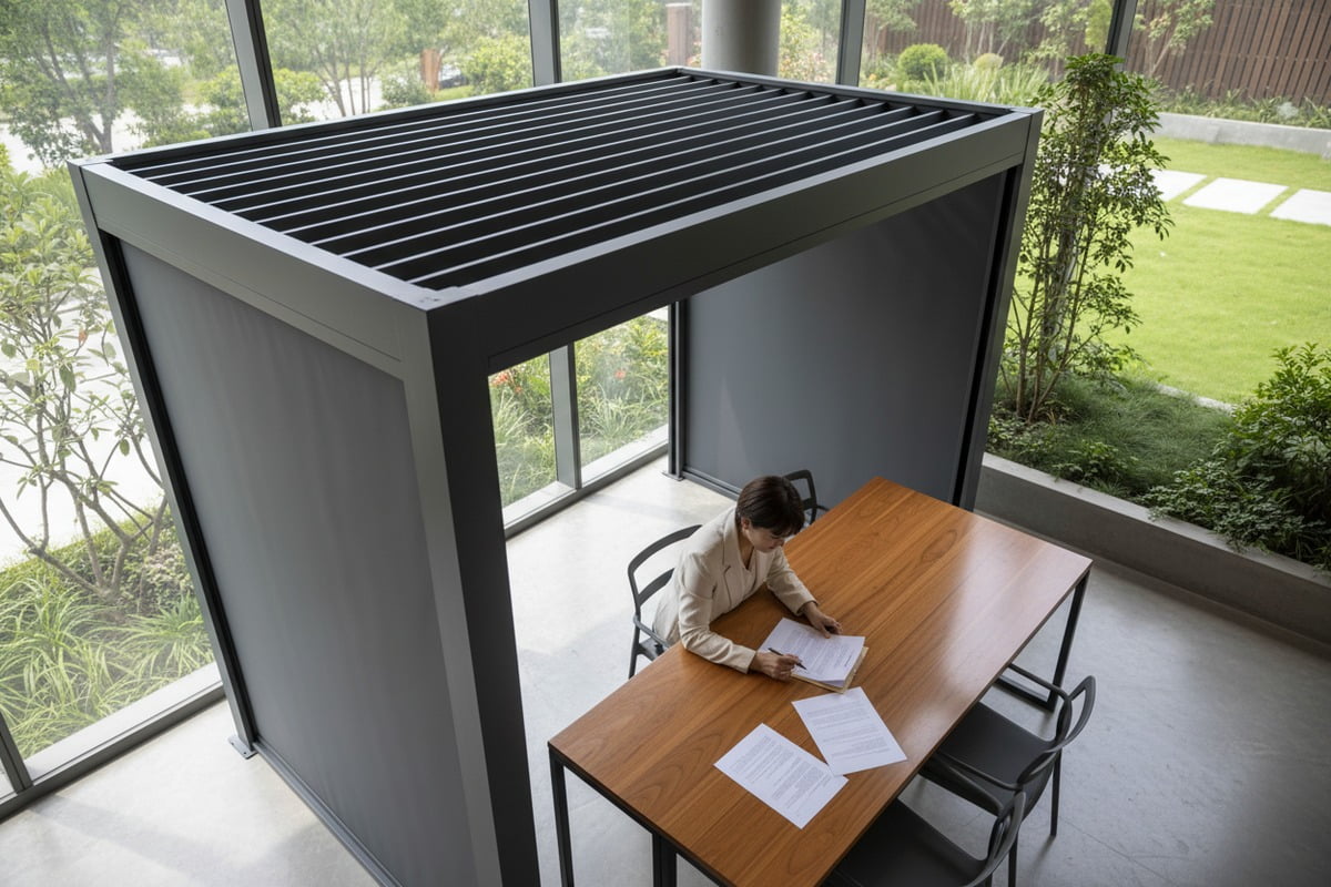 Specifying aluminum pergola warranty and after-sales terms in a formal contract (ID#1)