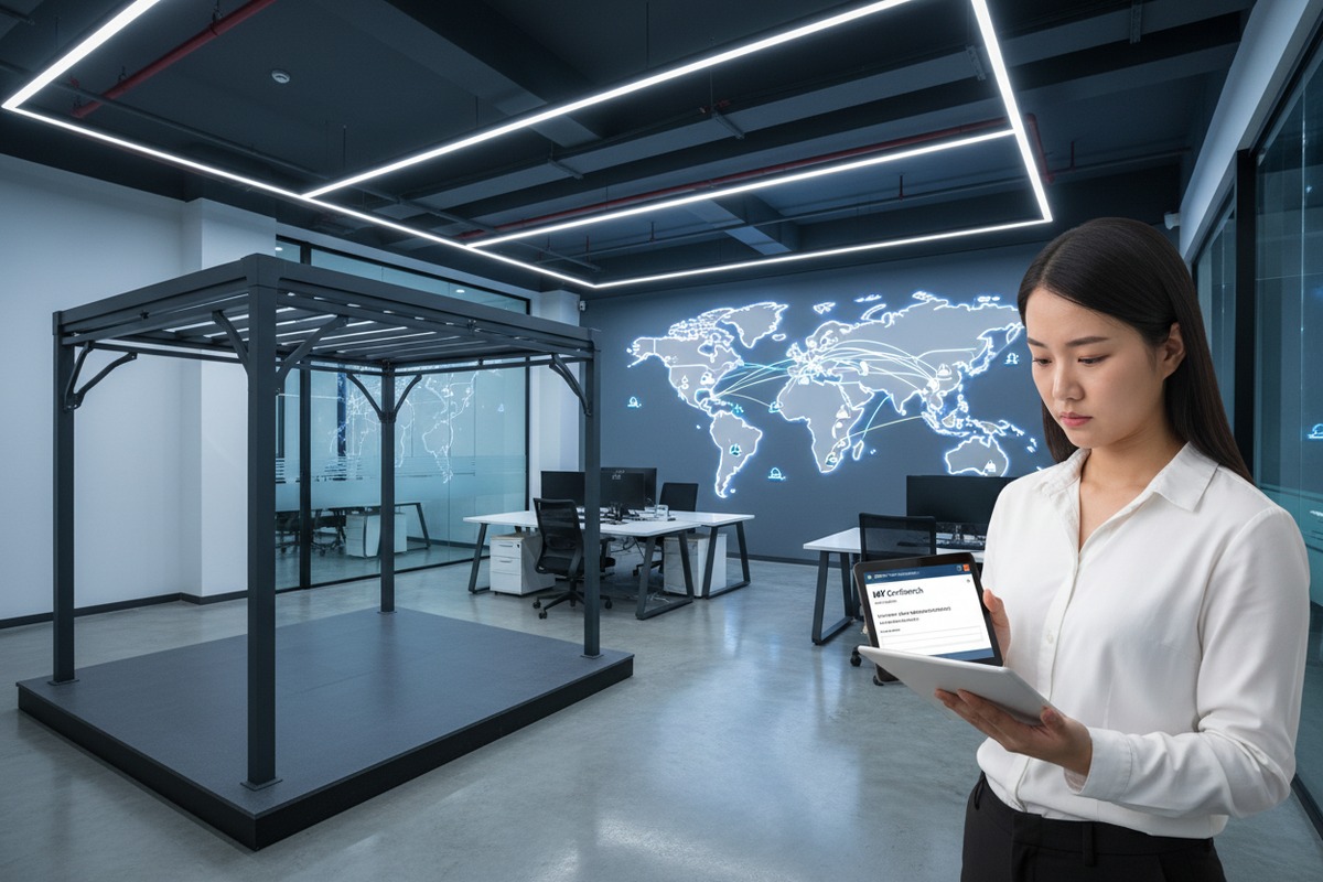 ISO 9001 compliance protecting businesses from defective aluminum profiles through material inspection and traceability (ID#4)