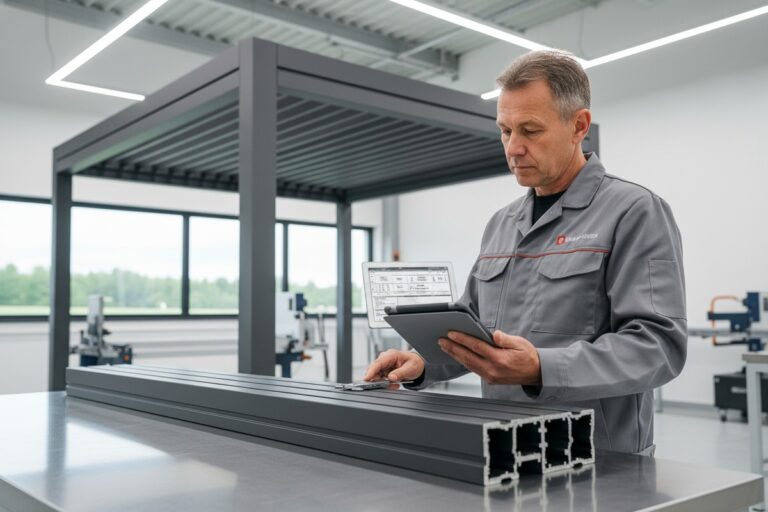 How to Verify Extrusion Precision When Sourcing High-End Aluminum Pergolas?