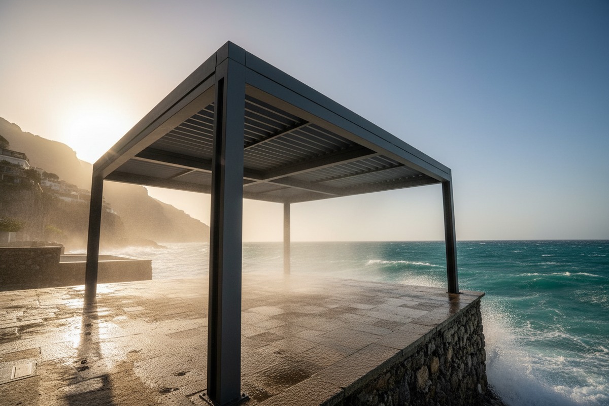 Specifying ISO 9227 salt spray test hours for inland and coastal aluminum pergola orders (ID#2)
