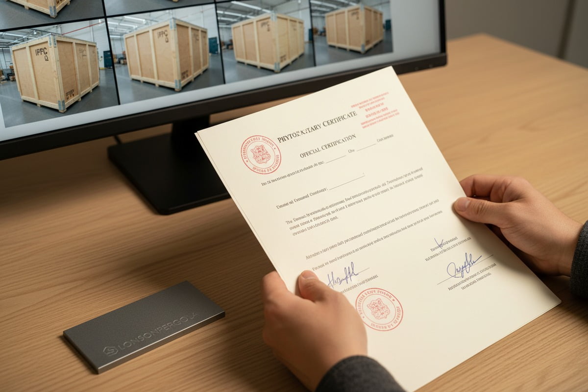 Essential phytosanitary documents and certificates for EU customs clearance of aluminum pergola shipments (ID#3)