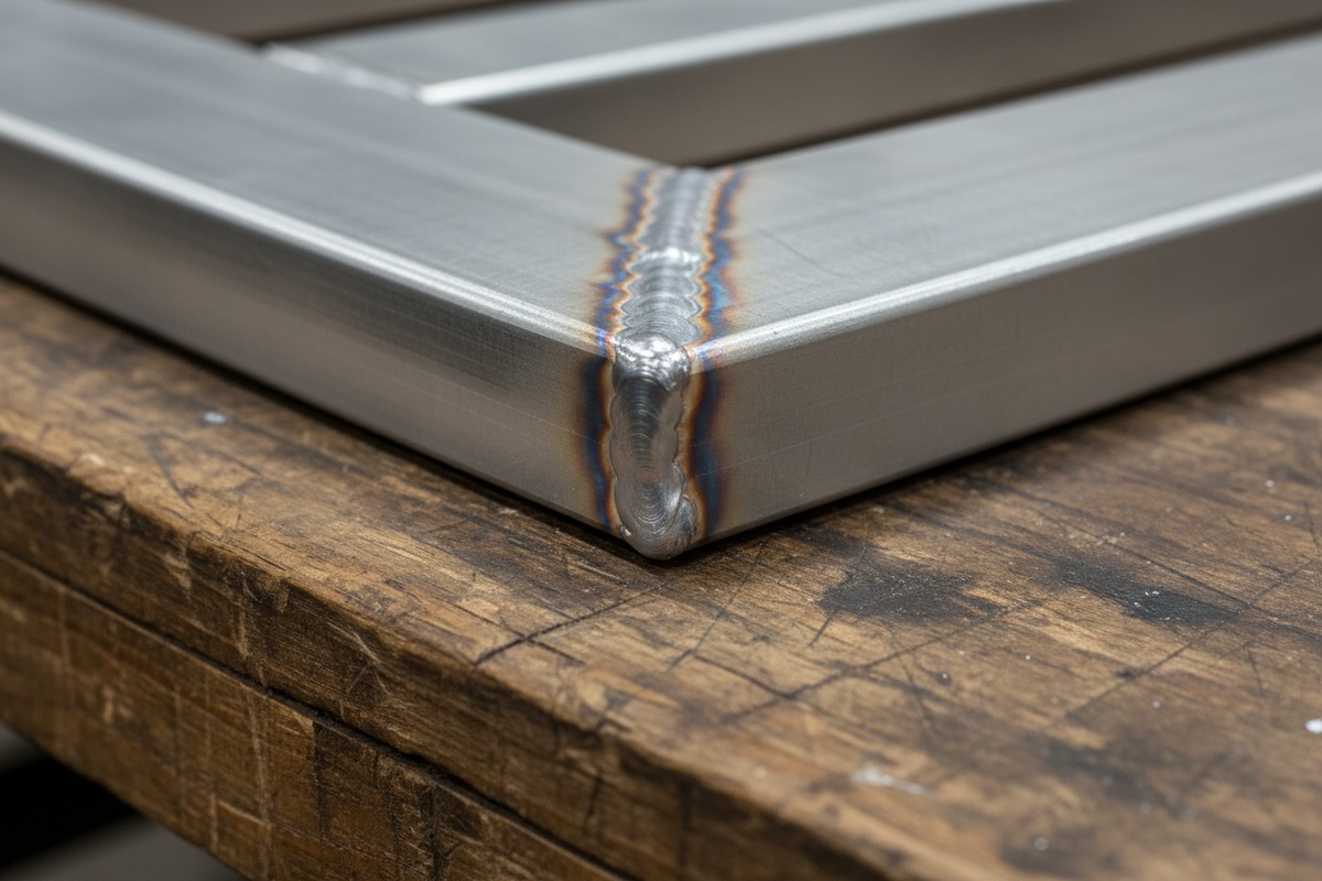 High-quality uniform aluminum weld beads ensuring long-term structural integrity and process discipline. (ID#2)