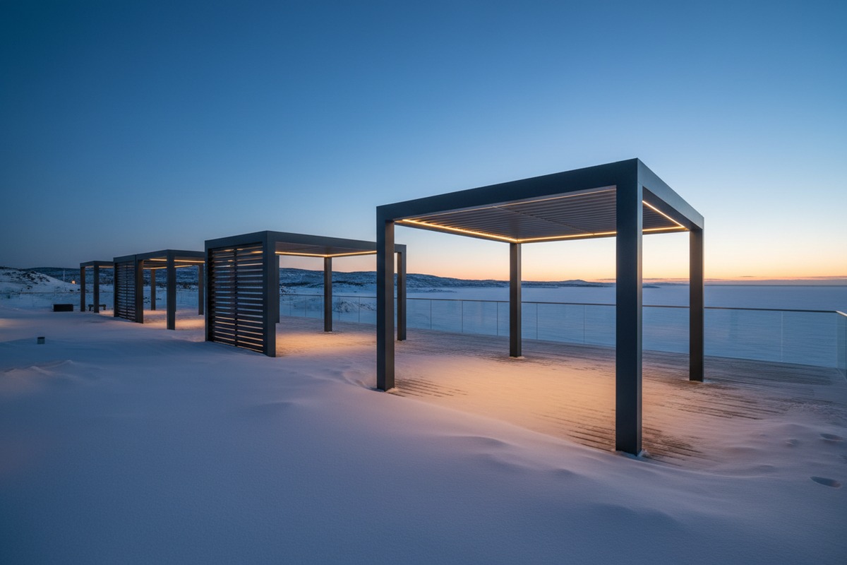 Technical RFQ details for custom pergola designs in the Scandinavian market (ID#5)