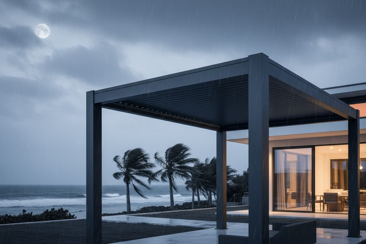 Verifying CE certifications and material quality guarantees in aluminum pergola project proposals (ID#5)