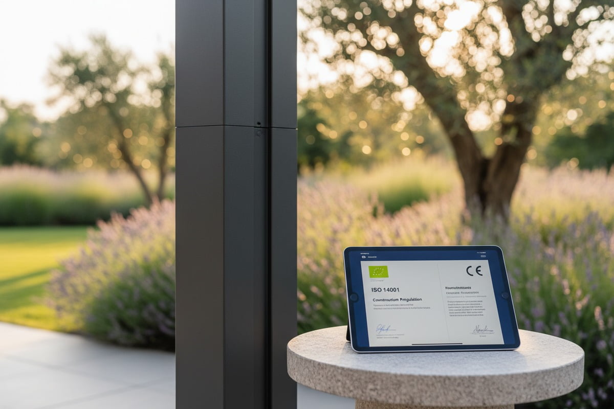Priority European eco-friendly certifications for importing high-quality aluminum pergolas (ID#2)