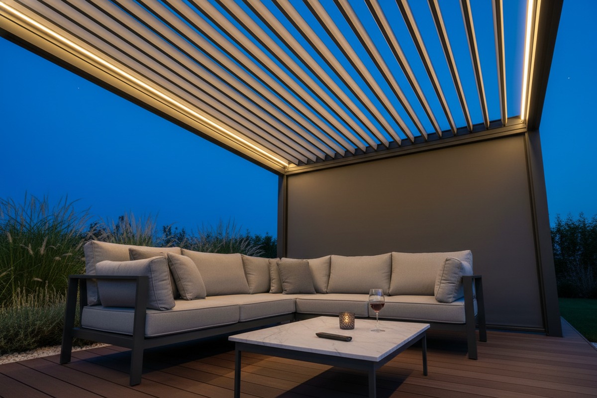 Factory-direct aluminum pergolas with rapid delivery to boost distributor profit margins (ID#5)